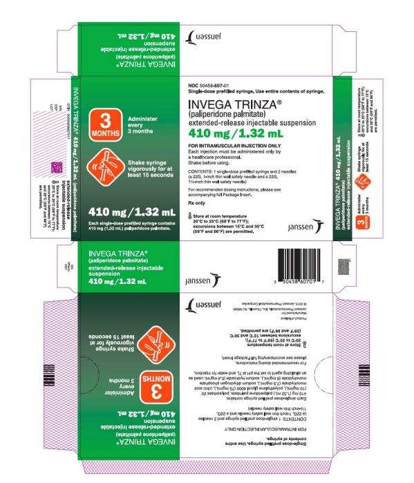 Invega trinza, 410 mg/1.315 ml, extended release susp for inj (1 injektion var 3:e månad)